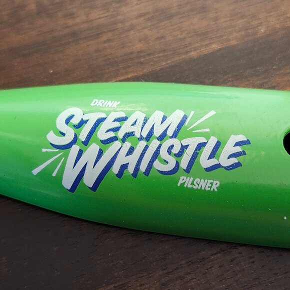 STEAM WHISTLE Metal Bottle Opener Green - Picture 3 of 4